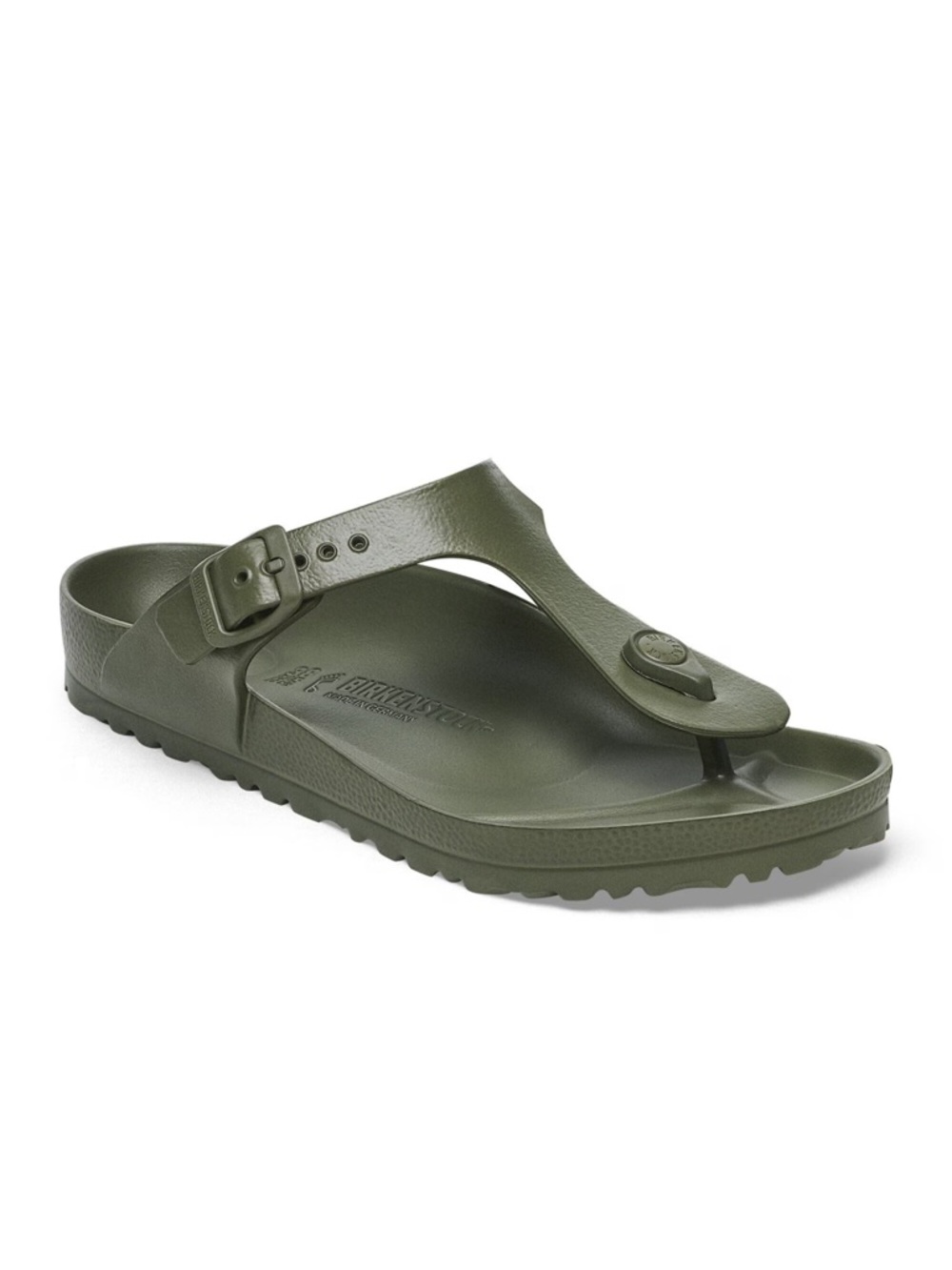 BIRKENSTOCK GIZEH Essentials EVA in Khaki Army Green EURO Size 36 or Size 5.5